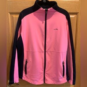Lauren Ralph Lauren Plus Size Color Block Full Zip Activewear Jacket Women’s 1X